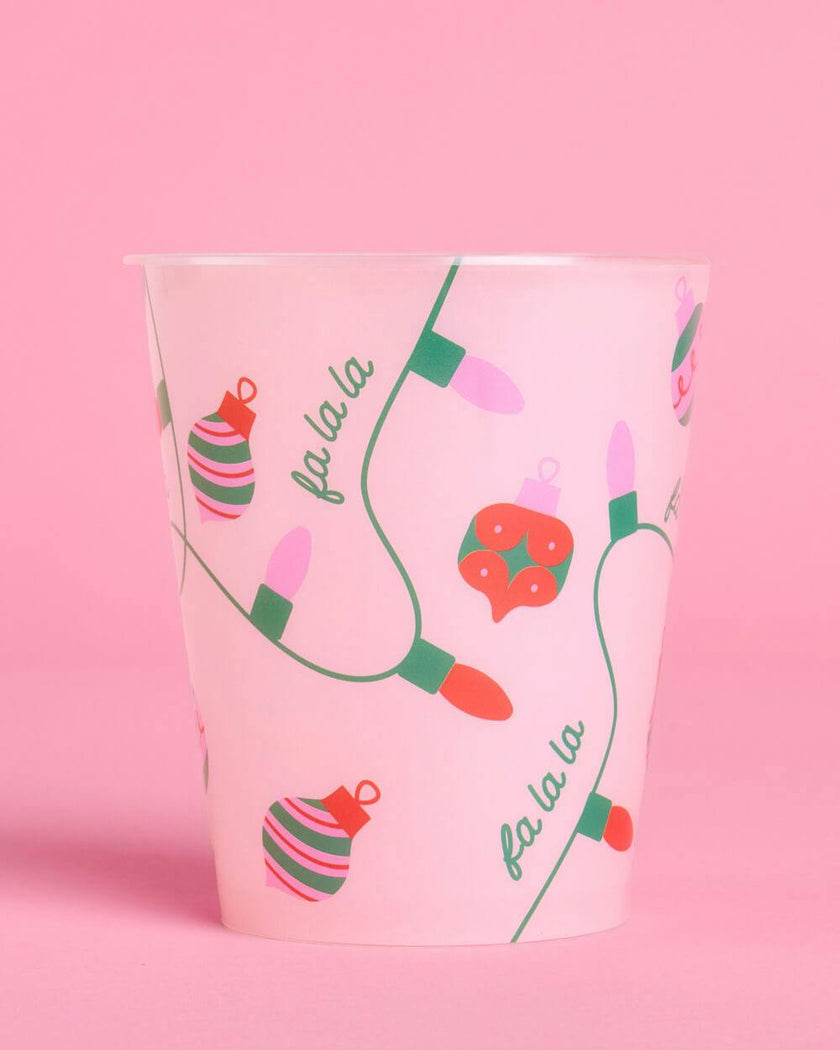 Merry Sipmas Cups - 16 plastic cups