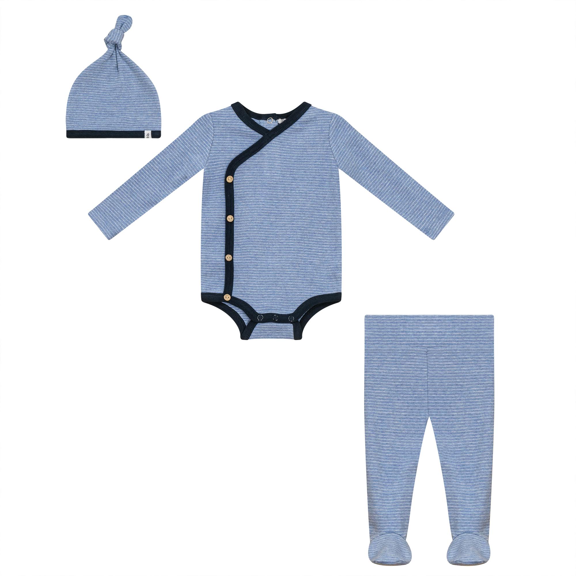 Stripe Stretch Knit 3Pc Set