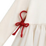Cream Romy Bow Dress