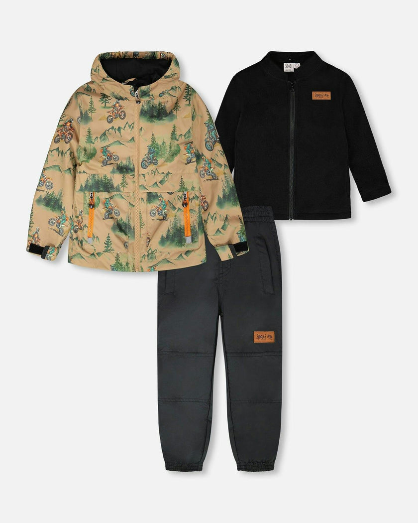 Two-Piece Mid-Season Outerwear Set