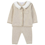 TARTINE ET CHOCOLAT Brushed Fleece Baby Set - Beige Chiné