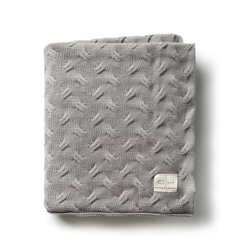 Waves Throw Gray