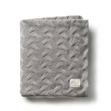 Waves Throw Gray