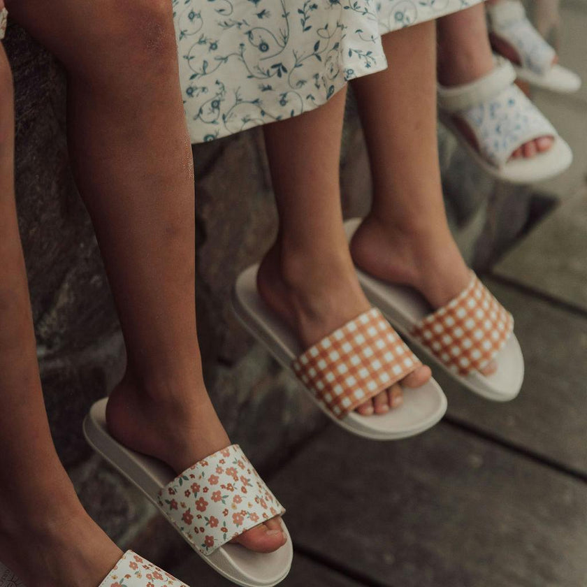 Slide Sandal | Patterns - Sienna Gingham