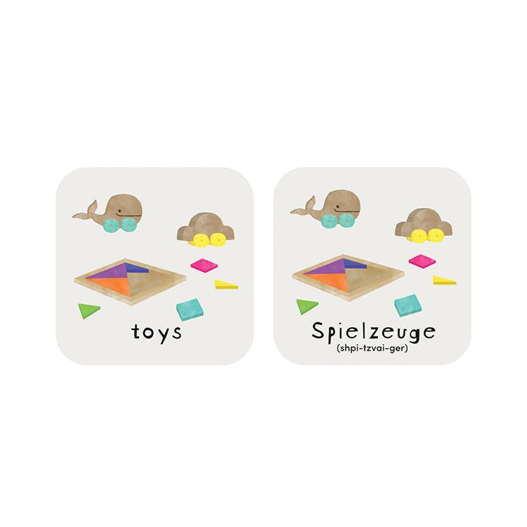 Minilingo, German/English Flashcards