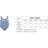 Penelope one piece - Dusty blue