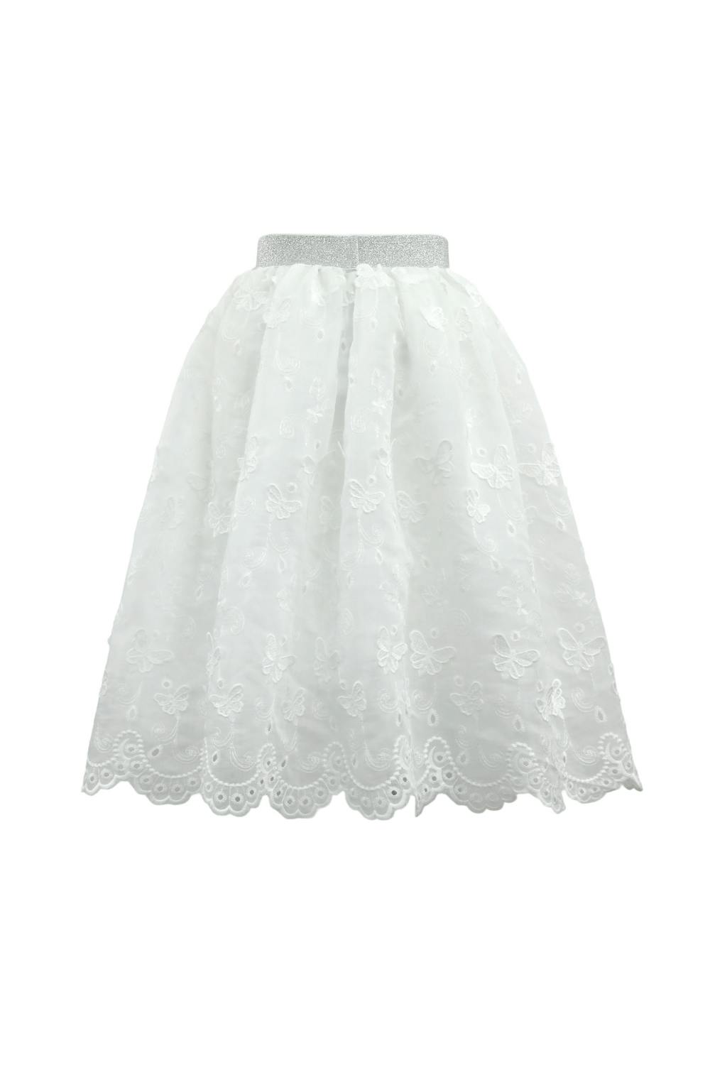 Butterfly Tulle Midi Skirt