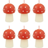 Mini Mushroom Candles