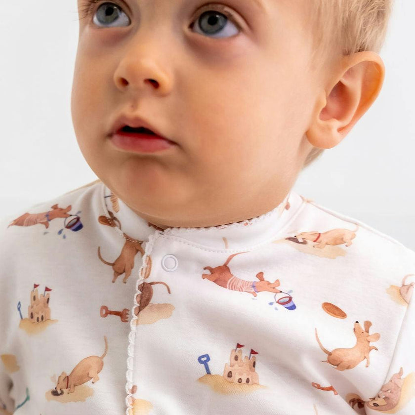Beach Dogs Pima Cotton Short Romper