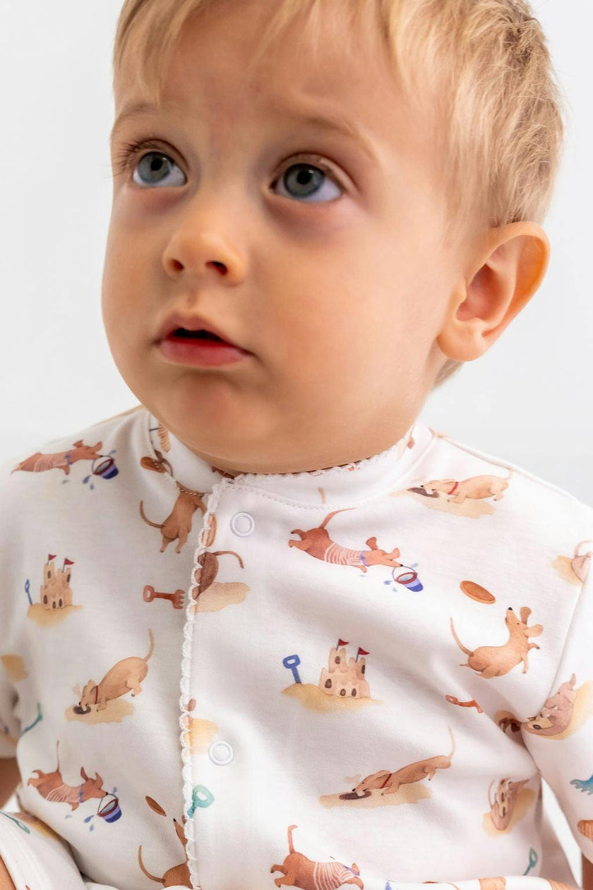 Beach Dogs Pima Cotton Short Romper