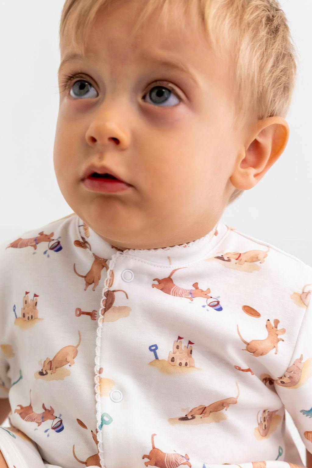Beach Dogs Pima Cotton Short Romper