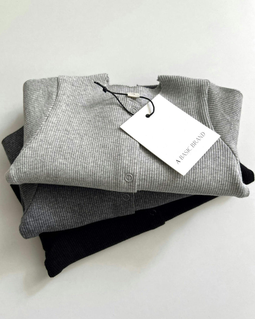 RIB CARDIGAN