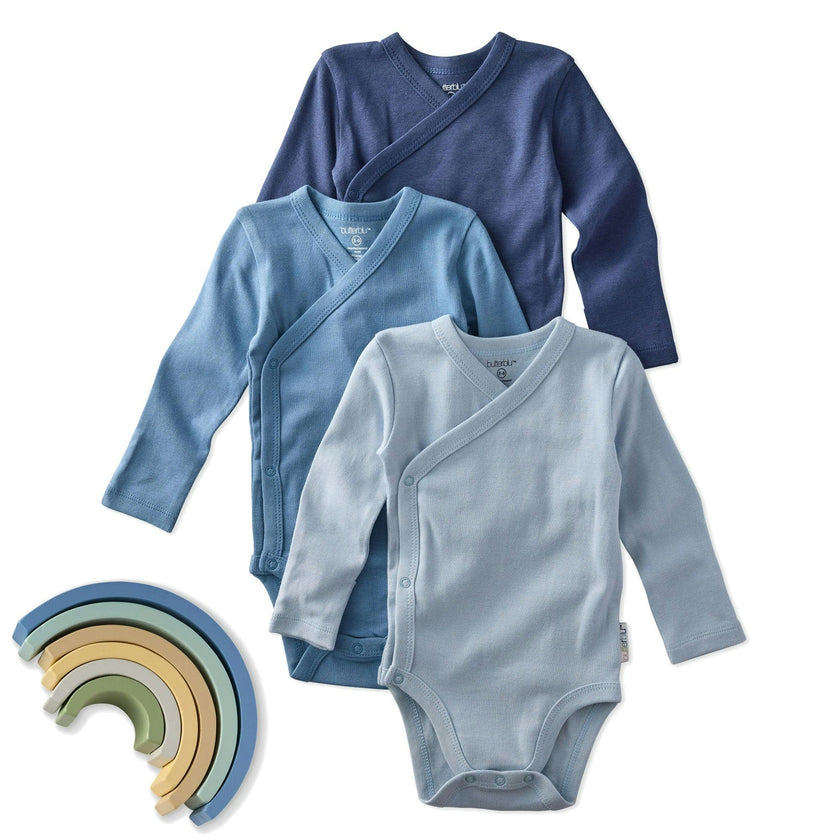 STERLING 3-Pack Side Snap Bodysuit