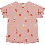 Ice Cream Cones Print Short Sleeve T-Shirt