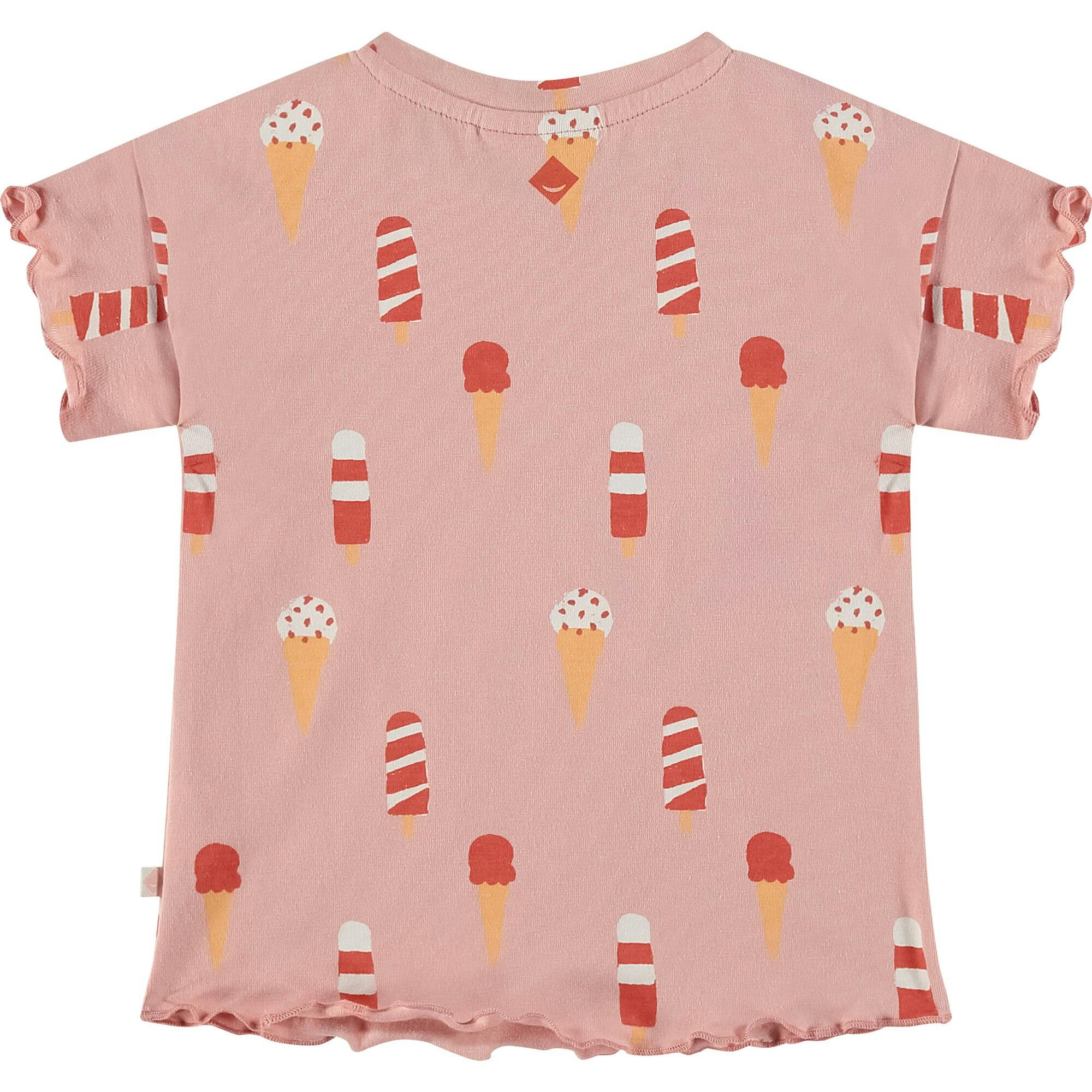 Ice Cream Cones Print Short Sleeve T-Shirt