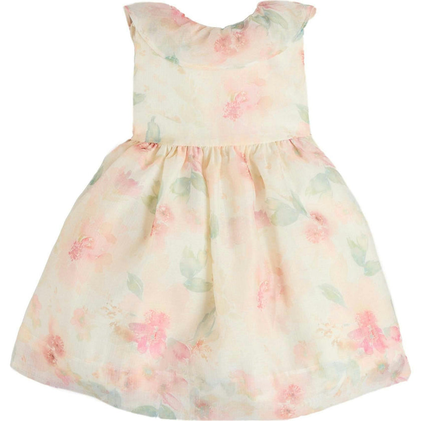 Lillie Floral Sleeveless Dress in Pink (18mths-12yrs)