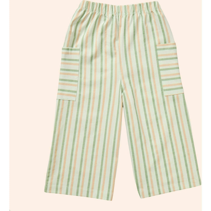 Stripe Mix Pocket Pants