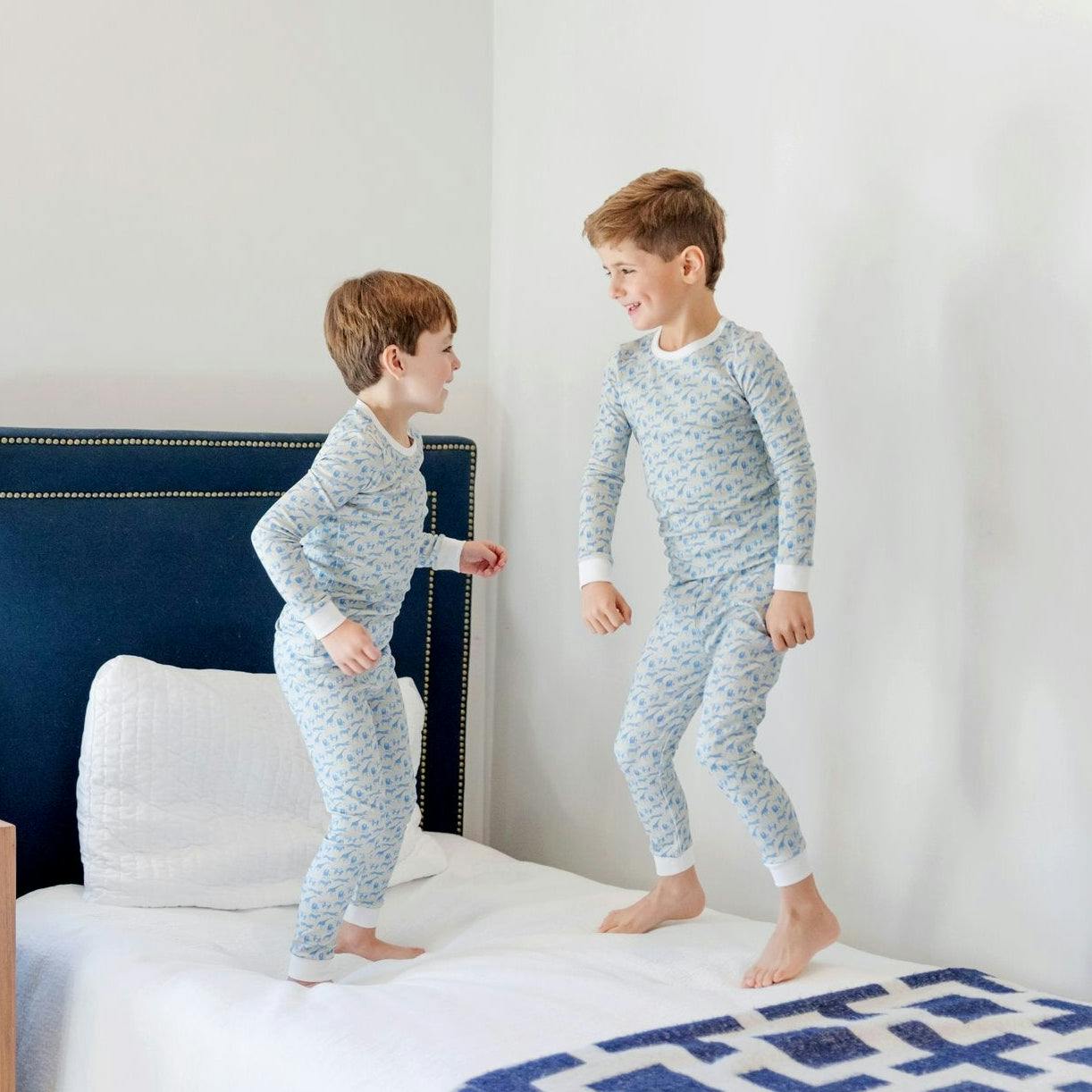 Grayson Boys' Pajama Pant Set - Blue Savanna Safari