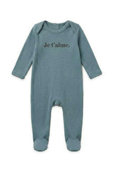 Je T'aime Print Footie