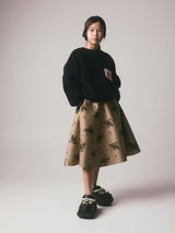 Rosa Skirt Camel & Black