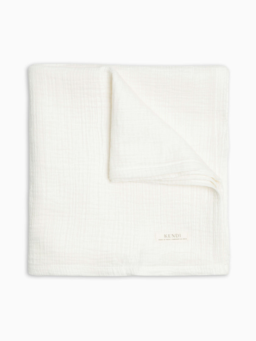 Muslin Swaddle Blanket - Coconut