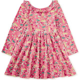 Ruffle Collar Ballet Dress, Pink