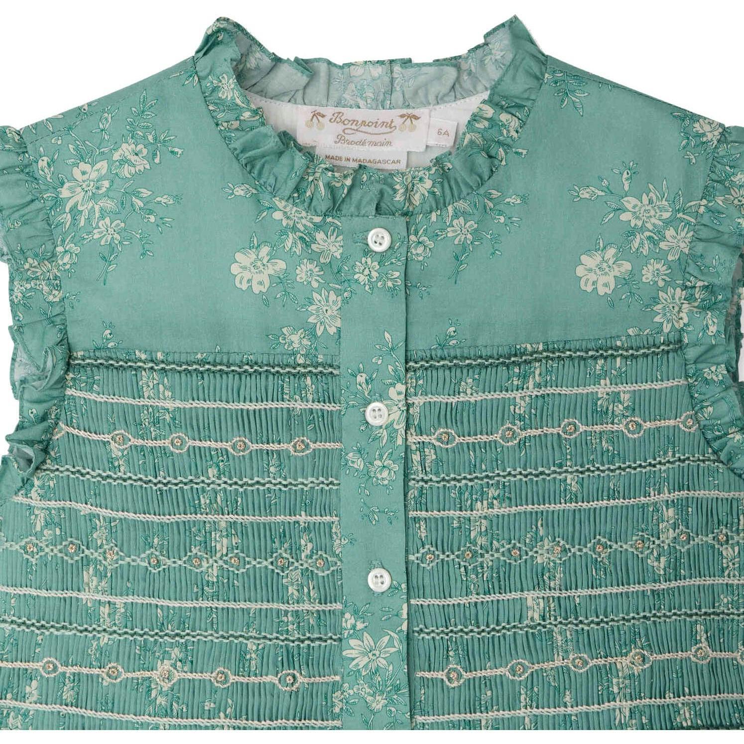 BONPOINT Fabiola Dress - Emerald