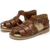 Noah Leather Fisherman Sandal, Brown
