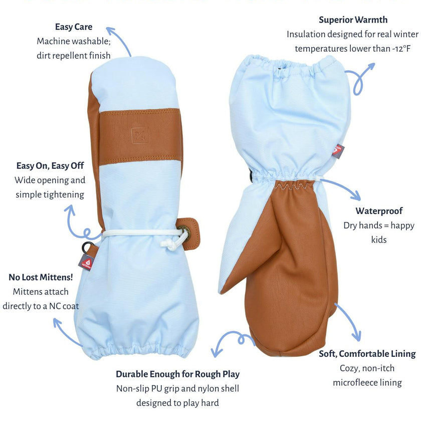 Kids Waterproof Ski Mitten