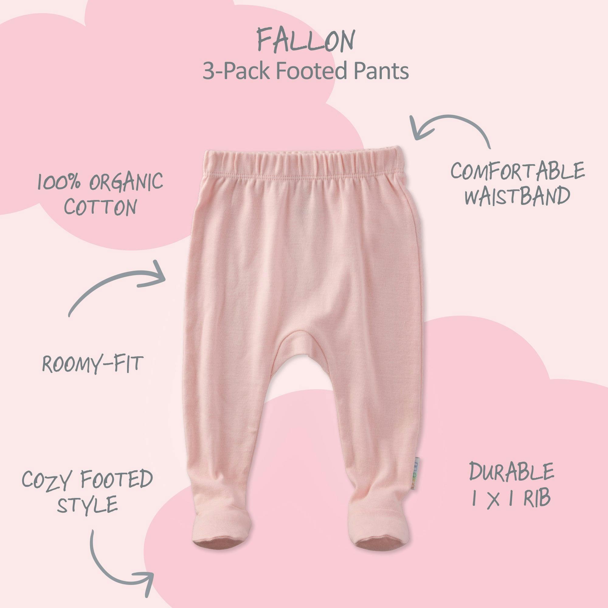 FALLON 3-Pack Footed Pants