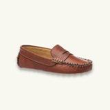 Logan Loafer | Natural Brown Leather