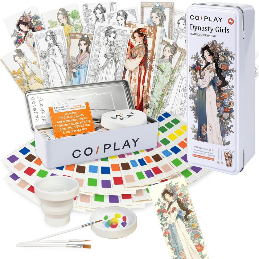 COIPLAY: Watercolor Art Kit - Dynasty Girls