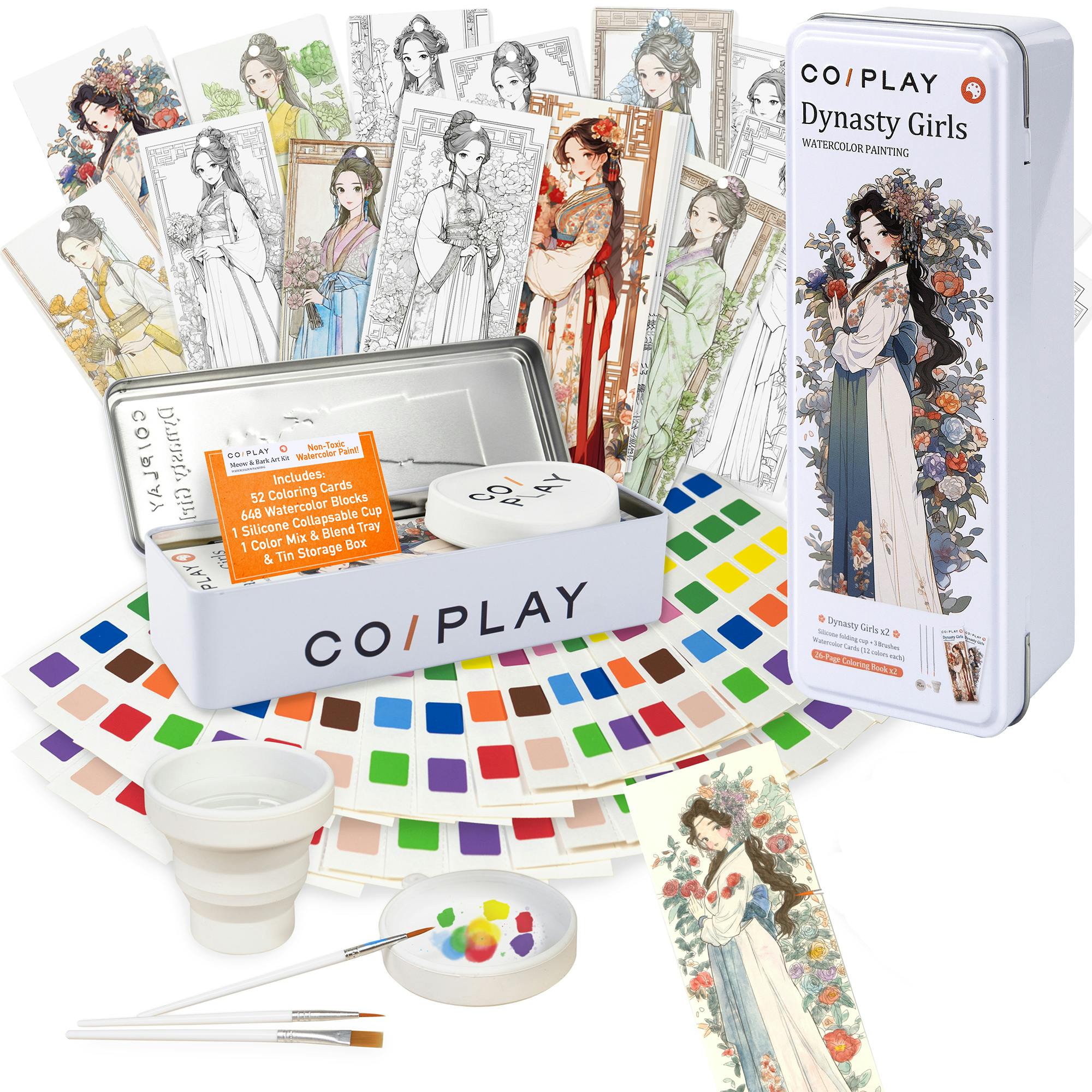 COIPLAY: Watercolor Art Kit - Dynasty Girls