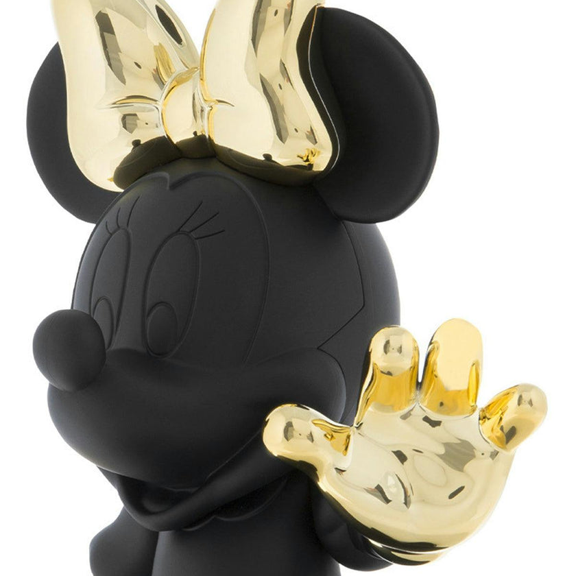 Minnie Mouse WELCOME Black & Gold 12in