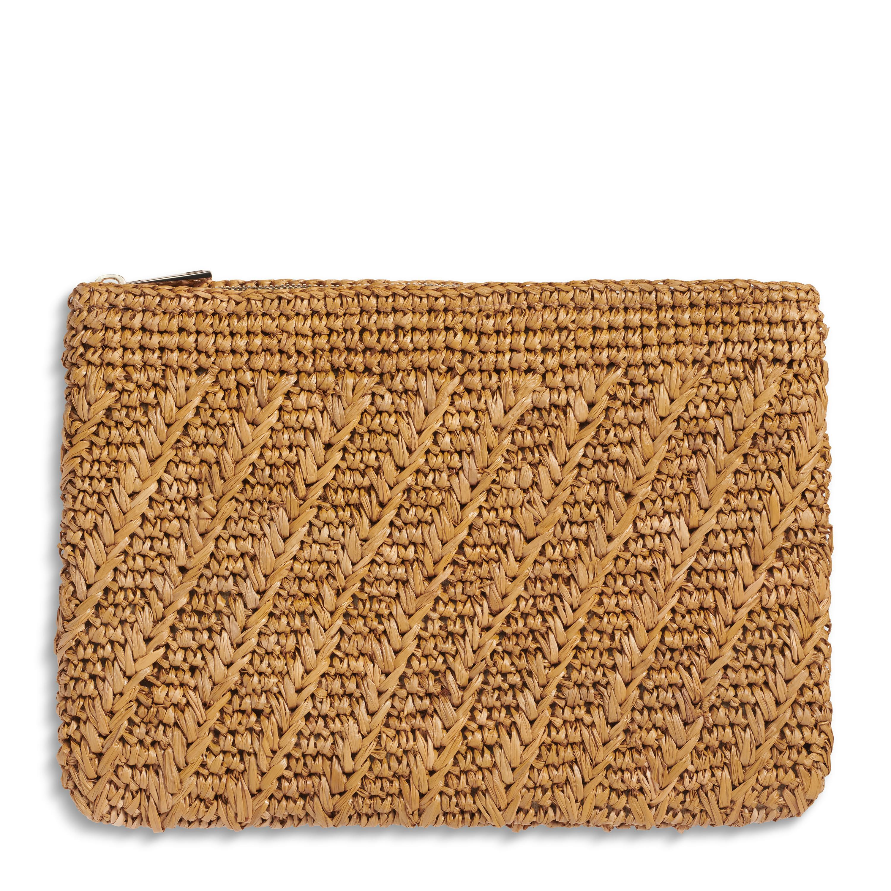 Allegra Raffia Pouch