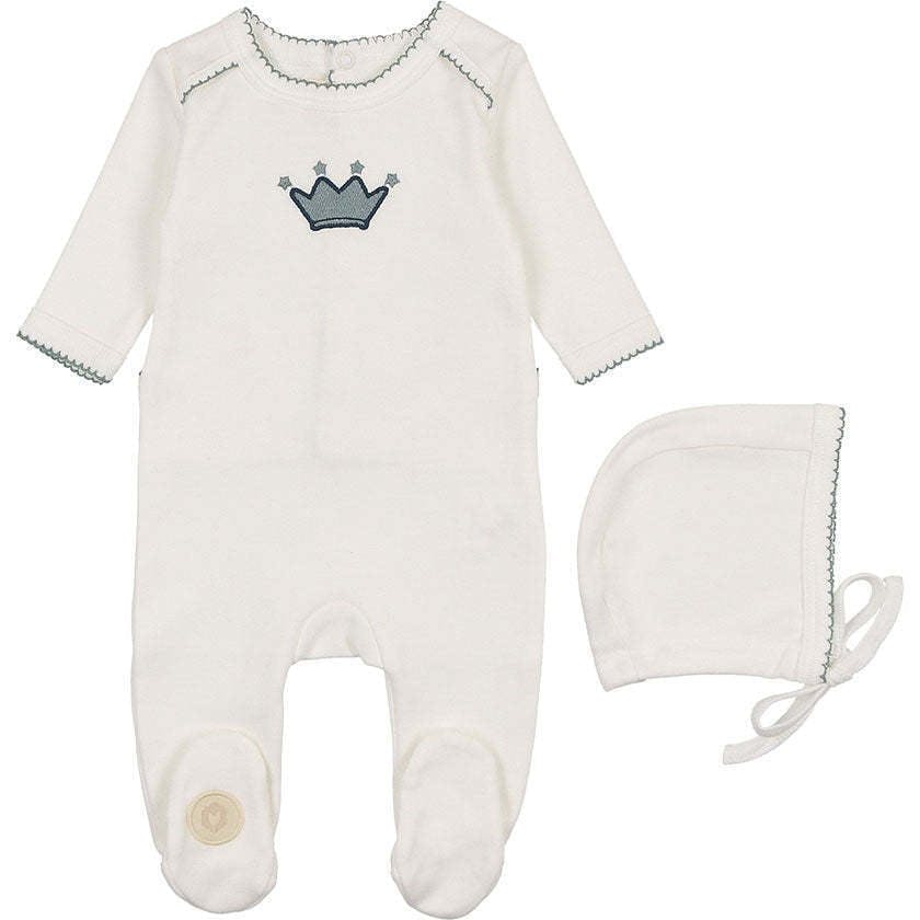 Mini Royal Footie & Hat Set