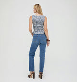 The Phoebe Nap Top -  Chedworth Paisley Blue