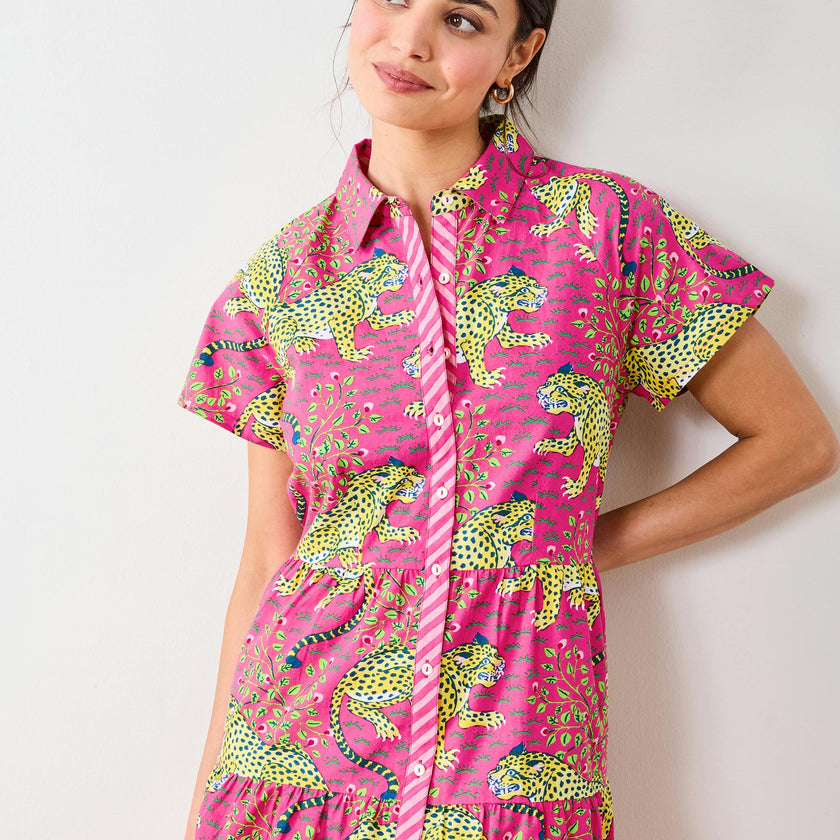 Bagheera - Easy Elegance Dress - Hot Pink