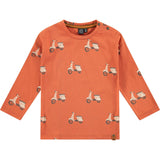 Vespa Print Long Sleeve T-Shirt