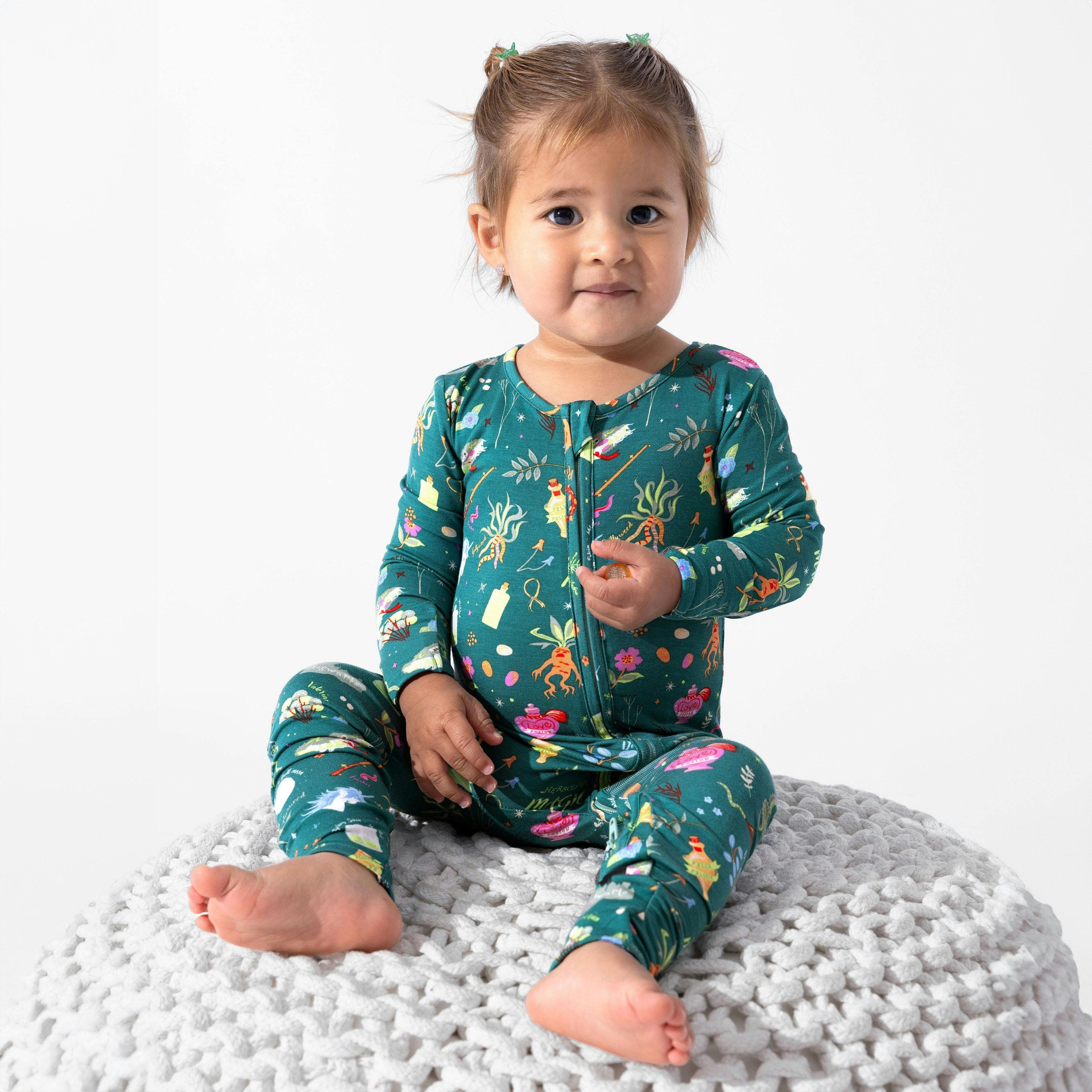 Mandrakes Potions & Herbs Bamboo Convertible Footie