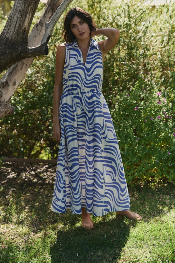 Alice Midi Dress in Revel In Retro