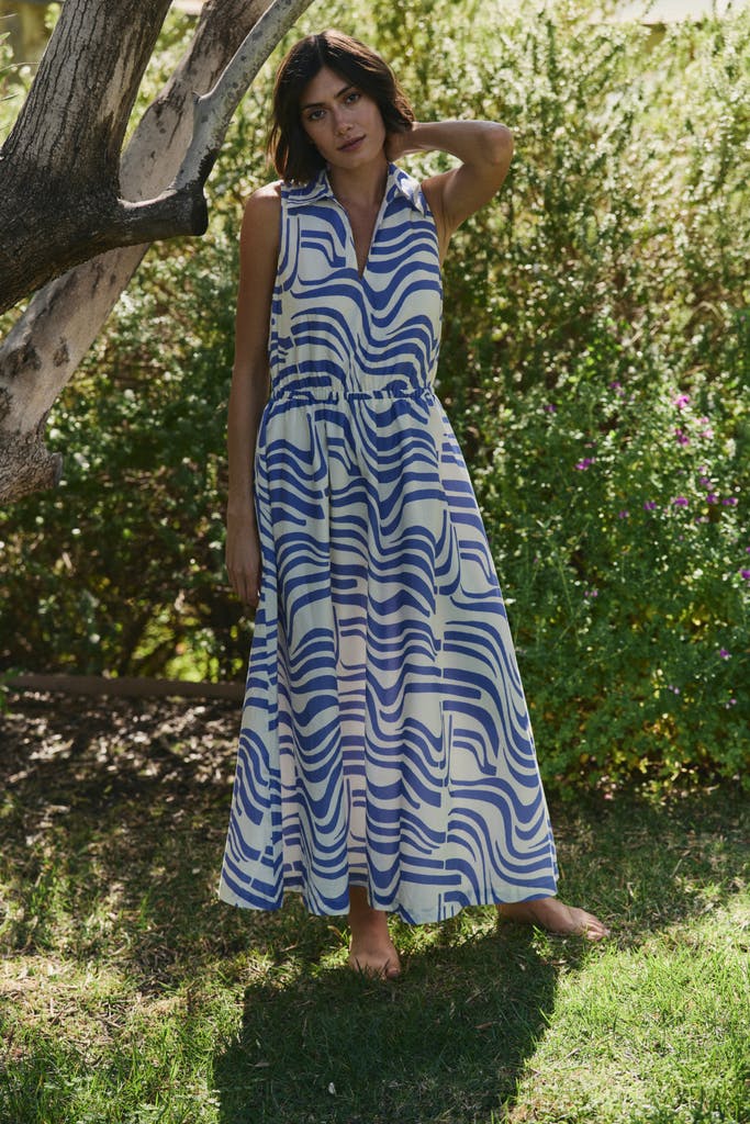 Alice Midi Dress in Revel In Retro