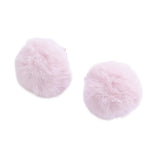 Fluffy Pom-Pom Hair Clip Set