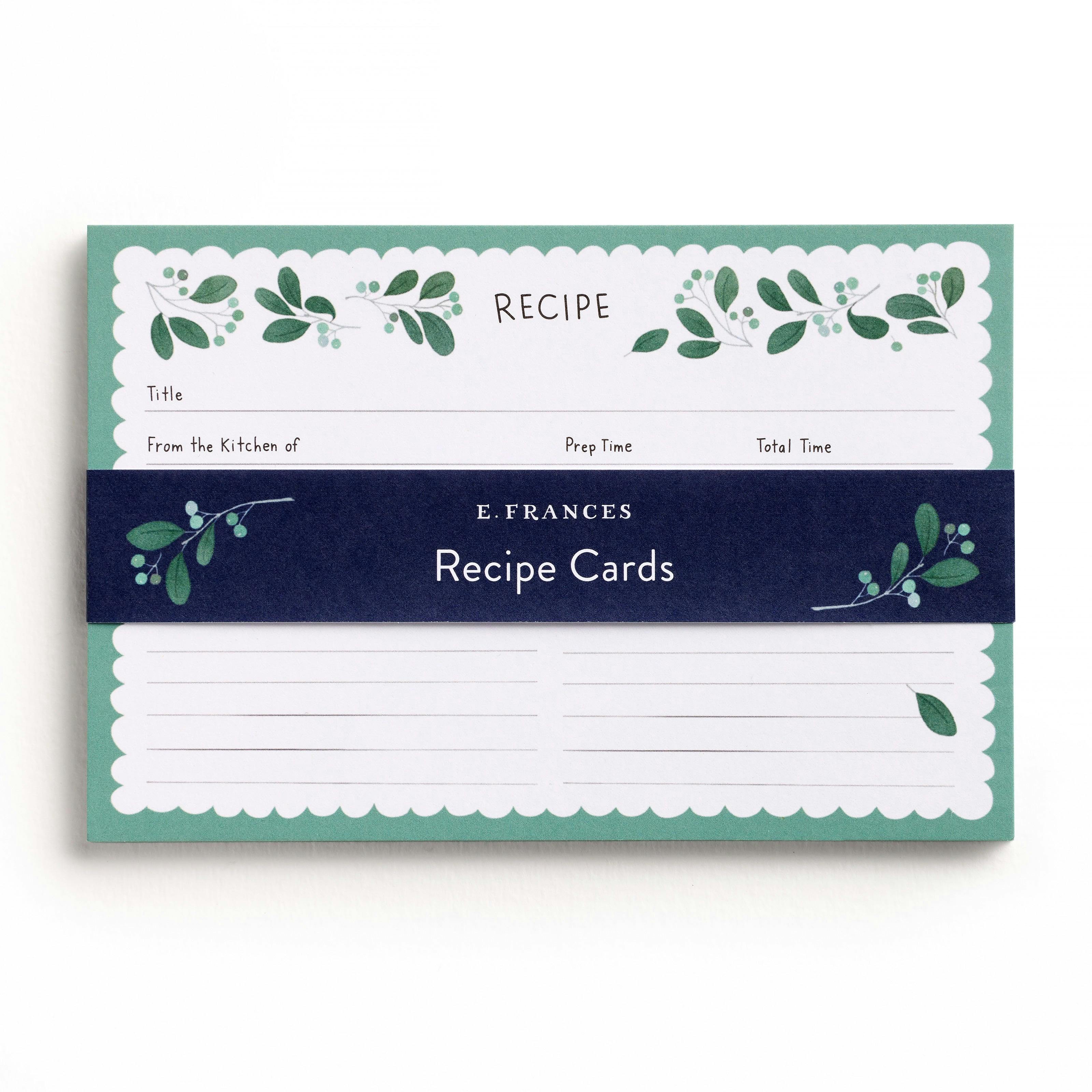 Chirps and Cheers Recipe Card Set