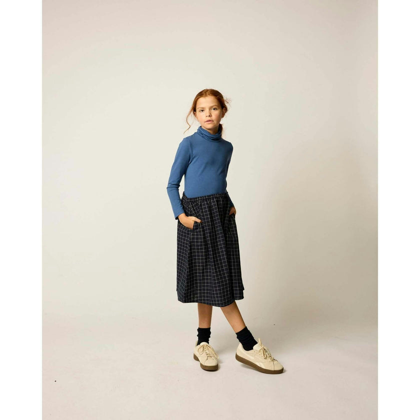 Essential Turtleneck in Navy