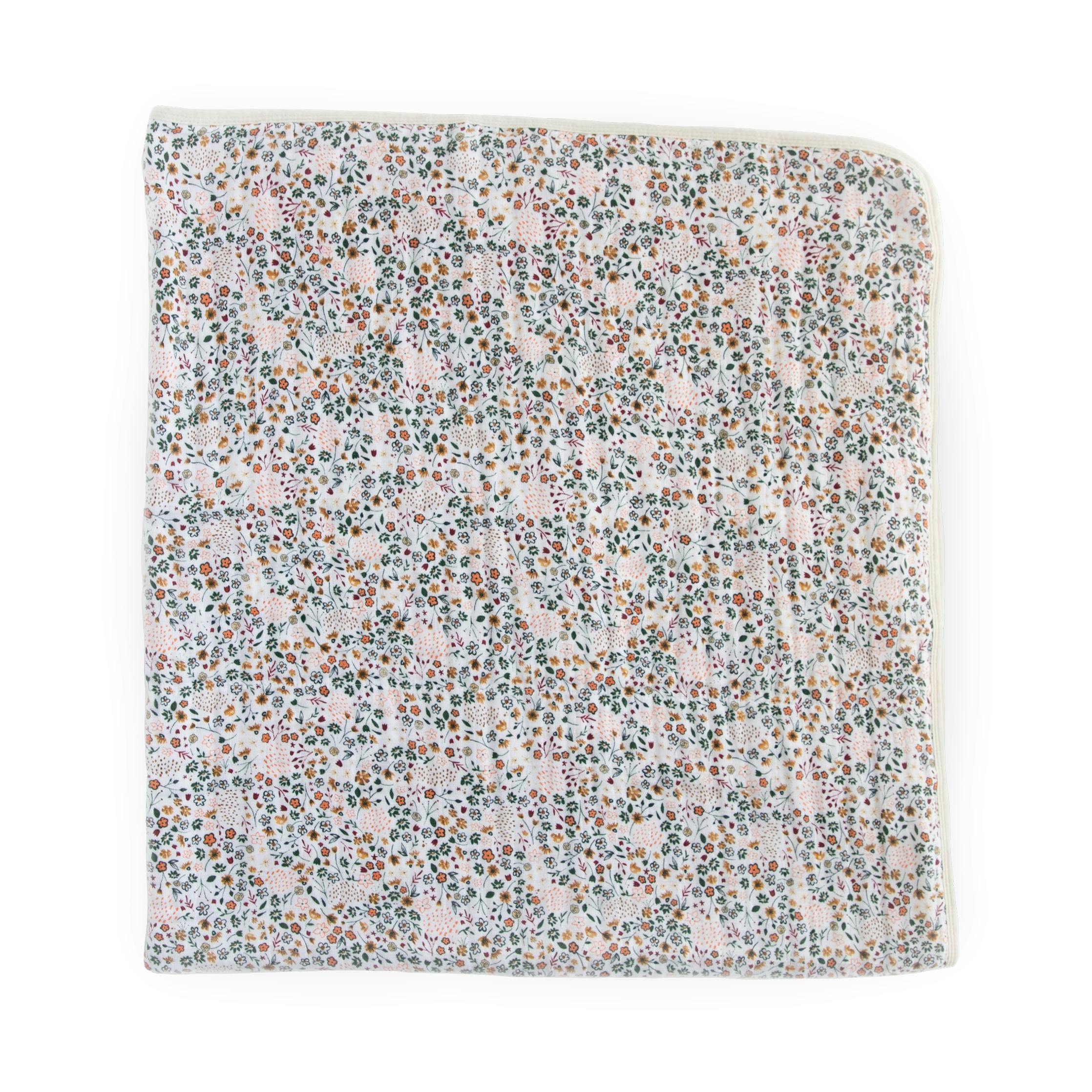 Original Cotton Muslin Quilt - Pressed Petals