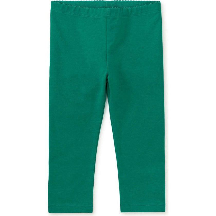 Solid Capri Leggings, Green