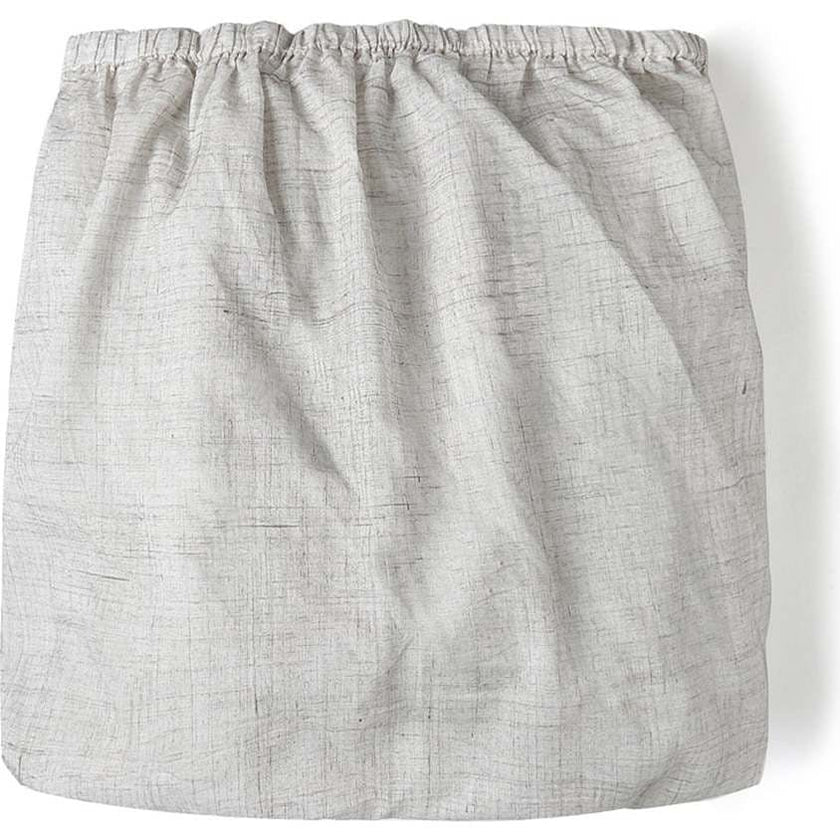Brush-Stroked Cotton Fitted Crib Sheet