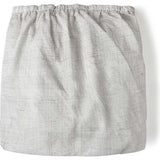 Brush-Stroked Cotton Fitted Crib Sheet