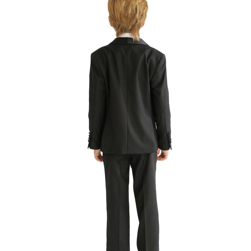 Black Shawl Lapel Wool Suit